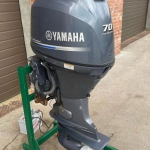 2014 Yamaha 70 HP 4-Stroke 20” Shaft Remote Steer Power Tilt & Trim Outboard Motor