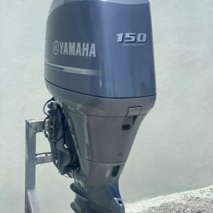 2018 Yamaha 150 HP 4-Stroke 25″ Shaft Remote Steer Power Tilt & Trim Outboard Motor